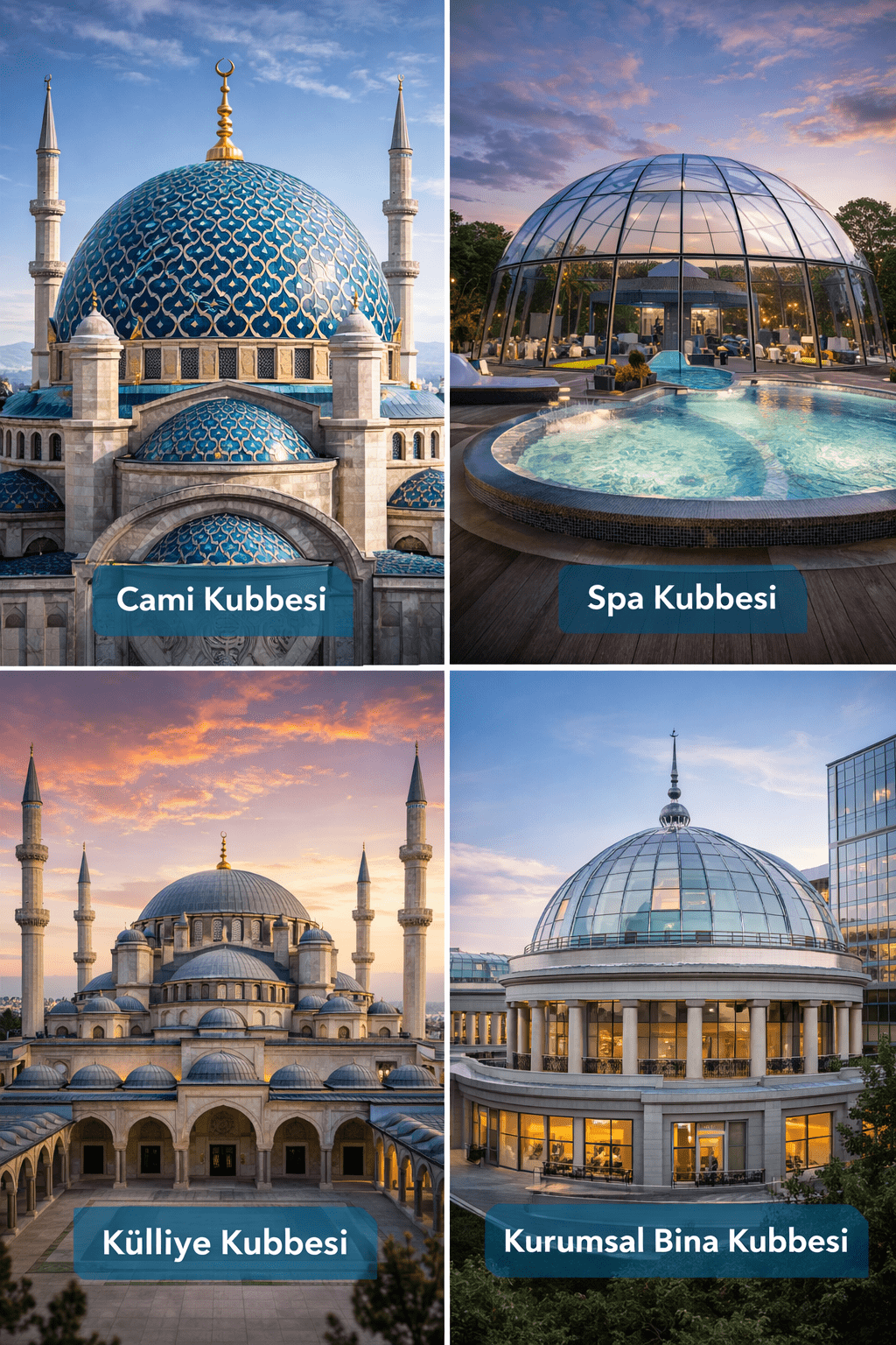 Fiberglass kubbe uygulaması