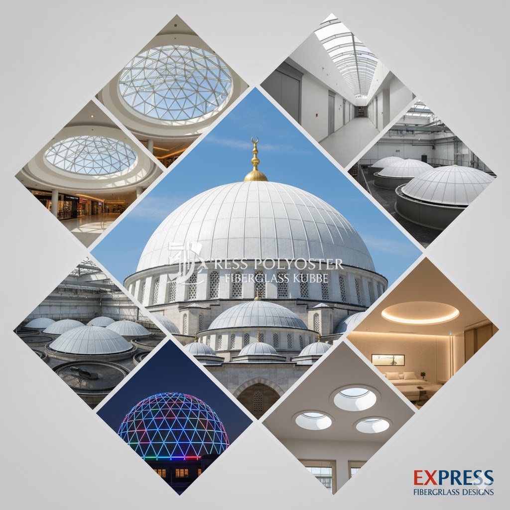 antalya fiberglass saksı ve kubbe imalatı fabrikası antpol